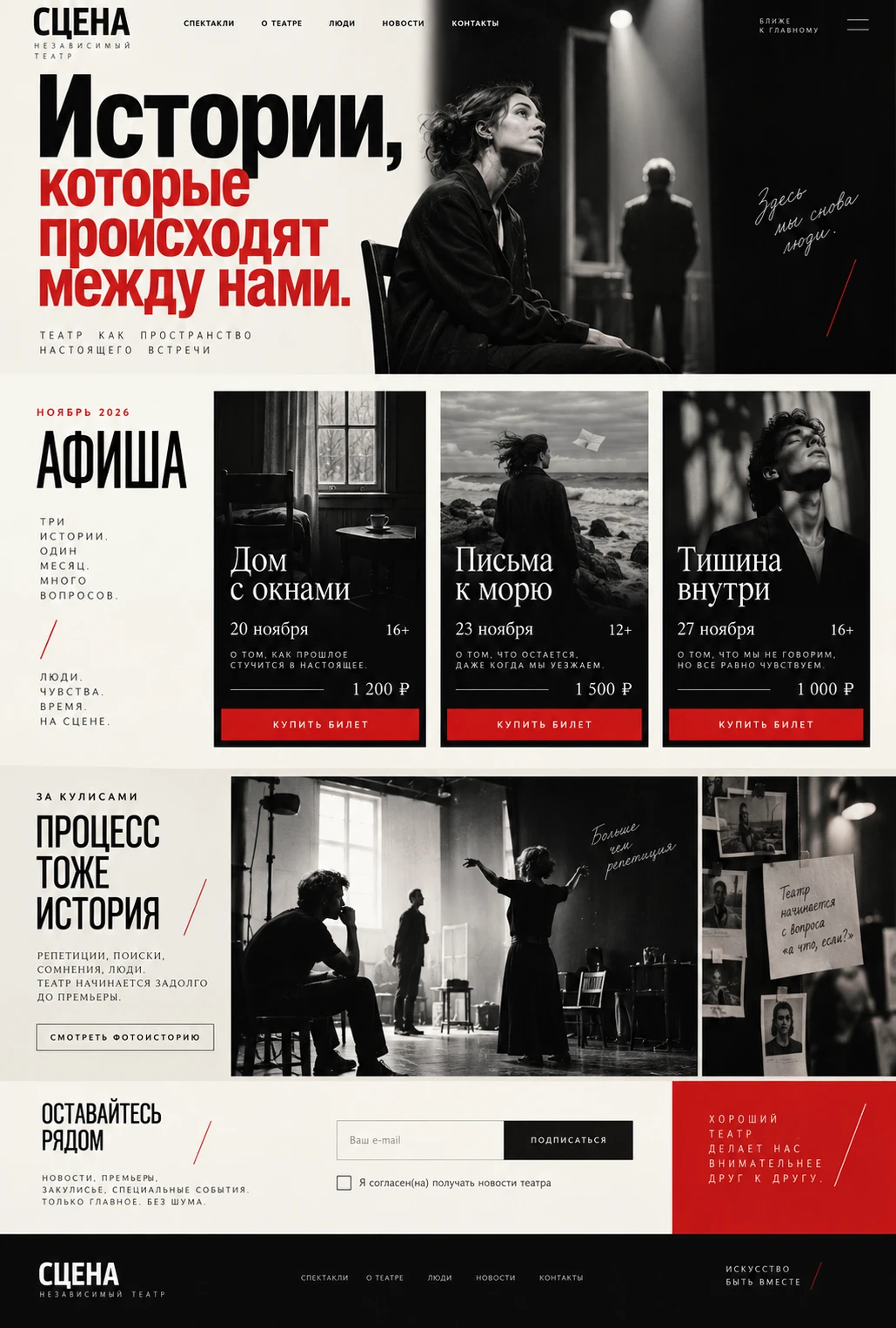 СЦЕНА — Главная на компьютере