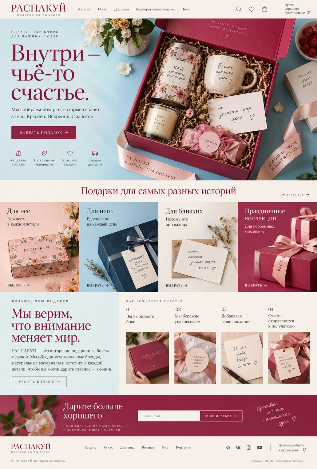 РАСПАКУЙ — Главная на компьютере